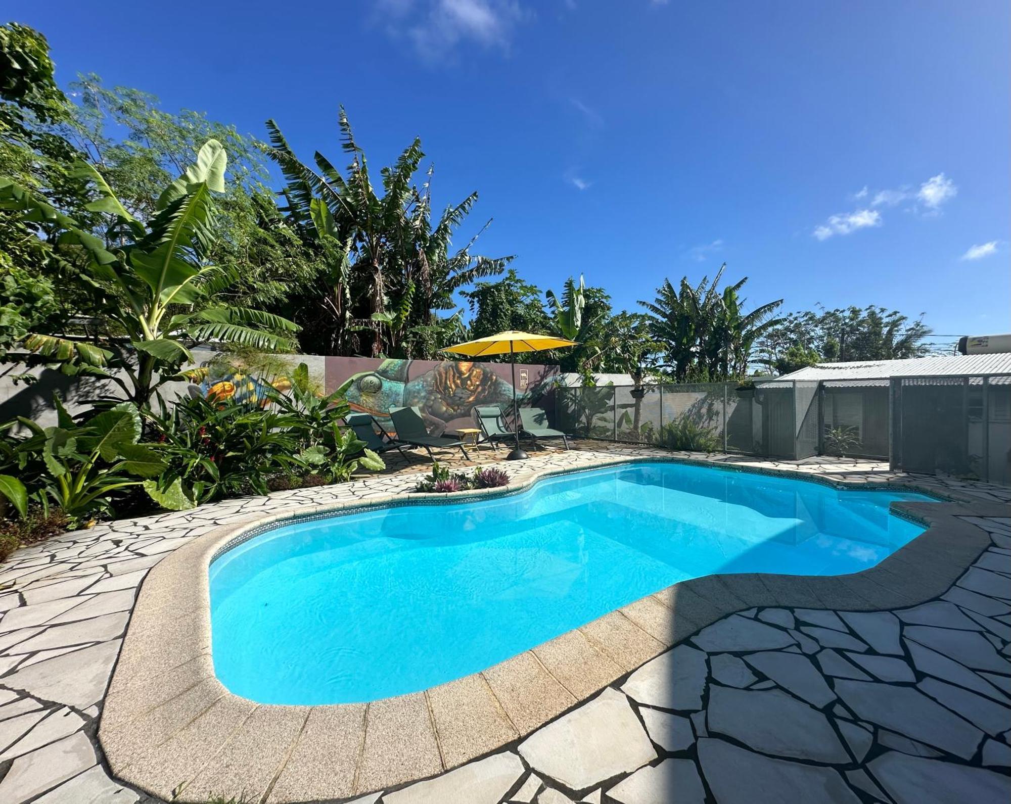 Lendormi - Maison Avec Piscine - Sainte Rose Ngoại thất bức ảnh